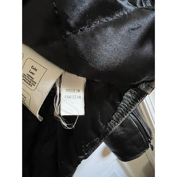 Vintage SA’HER Leathers Motorcycle Jacket Embossed “AMERICA” Eagle 80s L - Picture 14 of 16